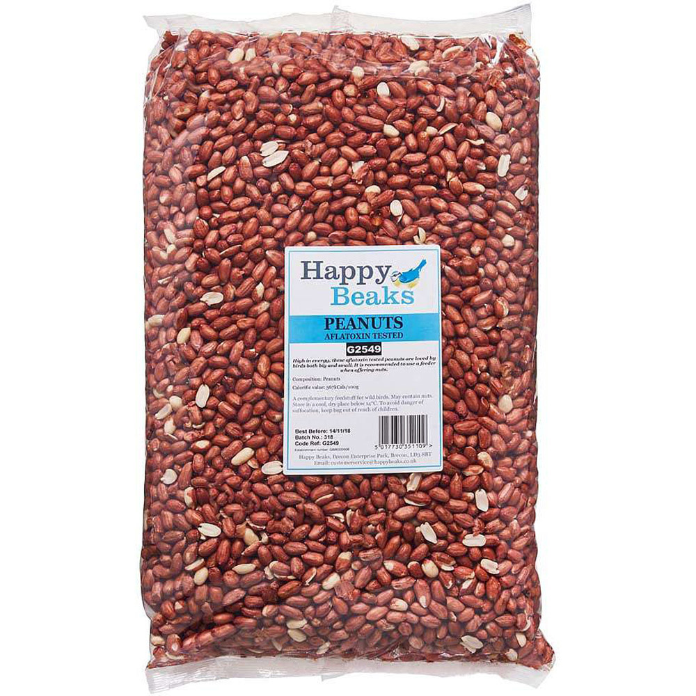 Happy Beaks Aflatoxin Tested Peanut Bird Food 12.75kg Image 1