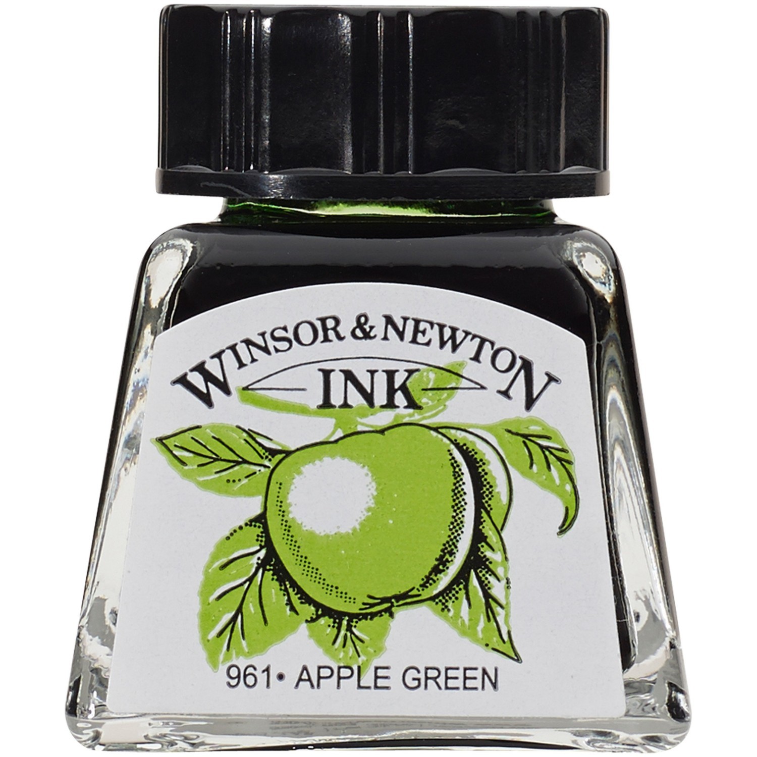 Winsor and Newton 14ml Drawing Ink - Apple Green Image 1
