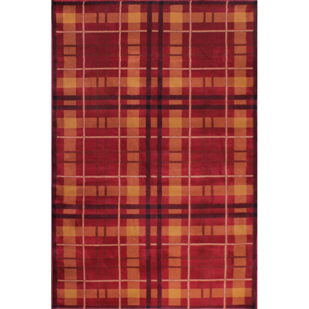 Portland Urco Red Tartan Check Rug 160 x 225cm Image 2