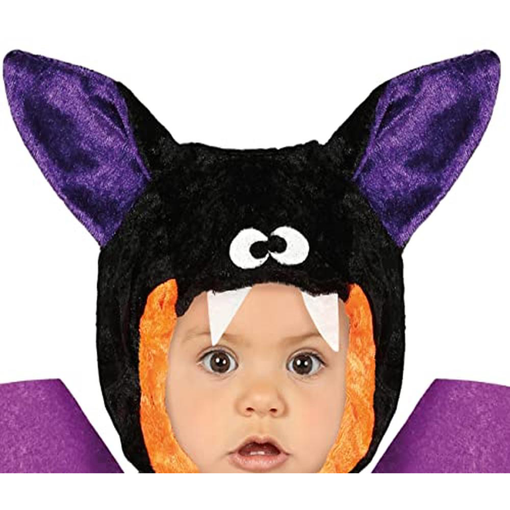 Fiestas Guirca Mini Bat Baby Black Halloween Costume 18 to 24 Months Image 3