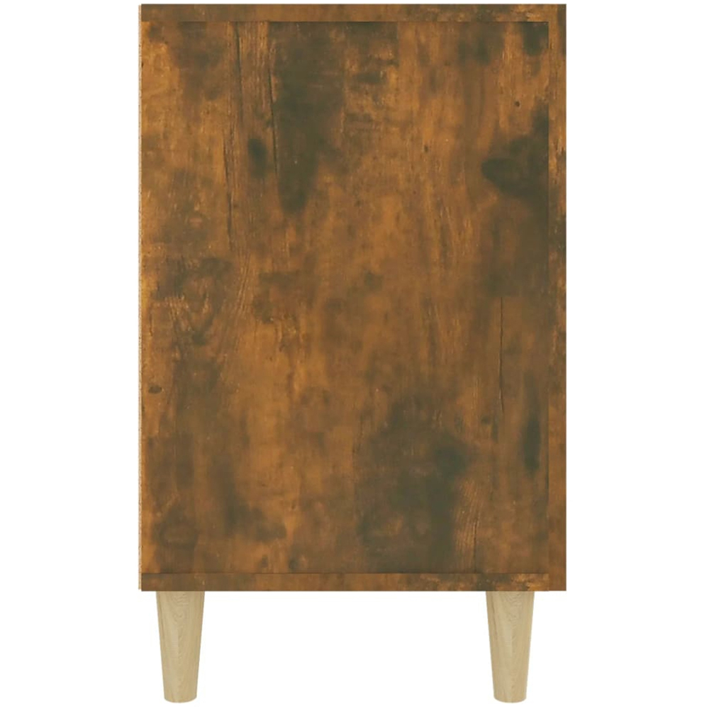 vidaXL 2 Door 2 Drawer Smoked Oak Sideboard Image 4