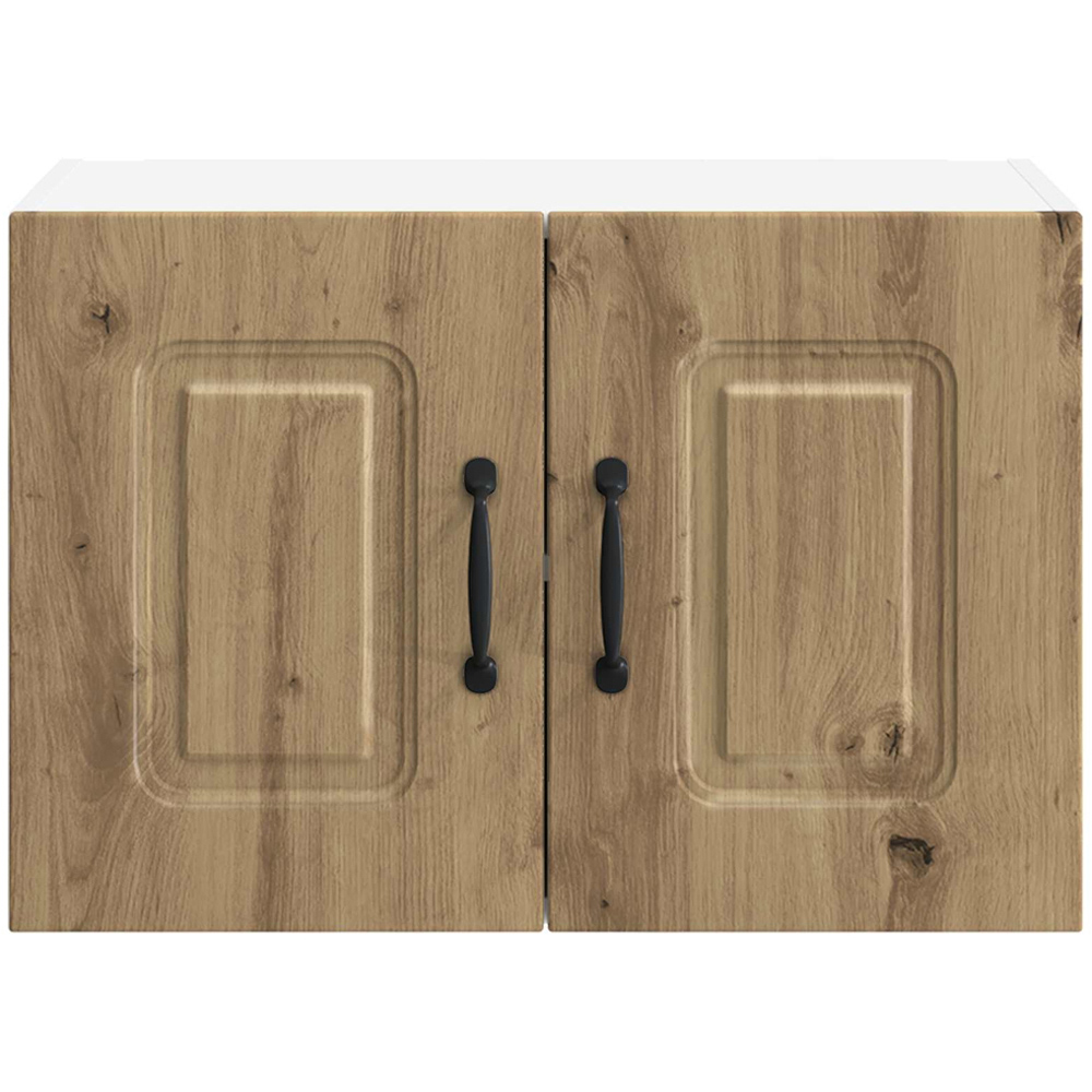 vidaXL Kalmar 2 Door Artisan Oak Wall Kitchen Cabinet 2 Pack Image 5