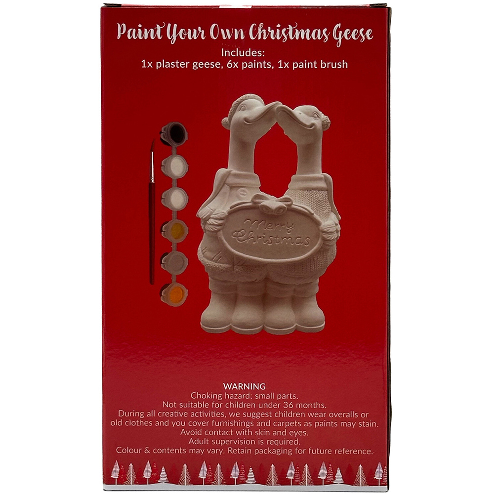 Paint Your Own Christmas Geese Kit Image 2