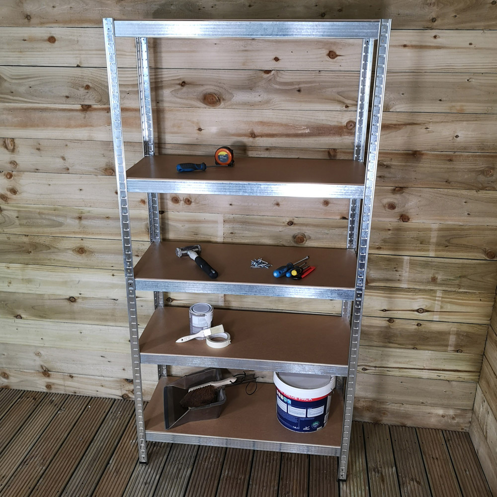 Samuel Alexander 90 x 180cm Heavy Duty Garage Shelving Unit Image 2