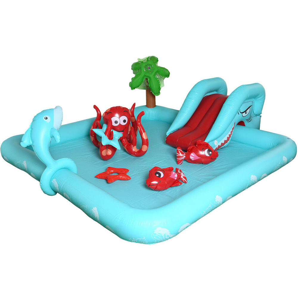 Inflatable Water Fun Pool Multicolour Image 1