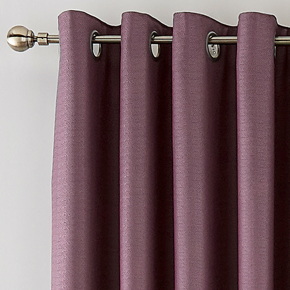 Helena Springfield Eden Grape Lined Eyelet Curtains 168 x 137cm Image 2