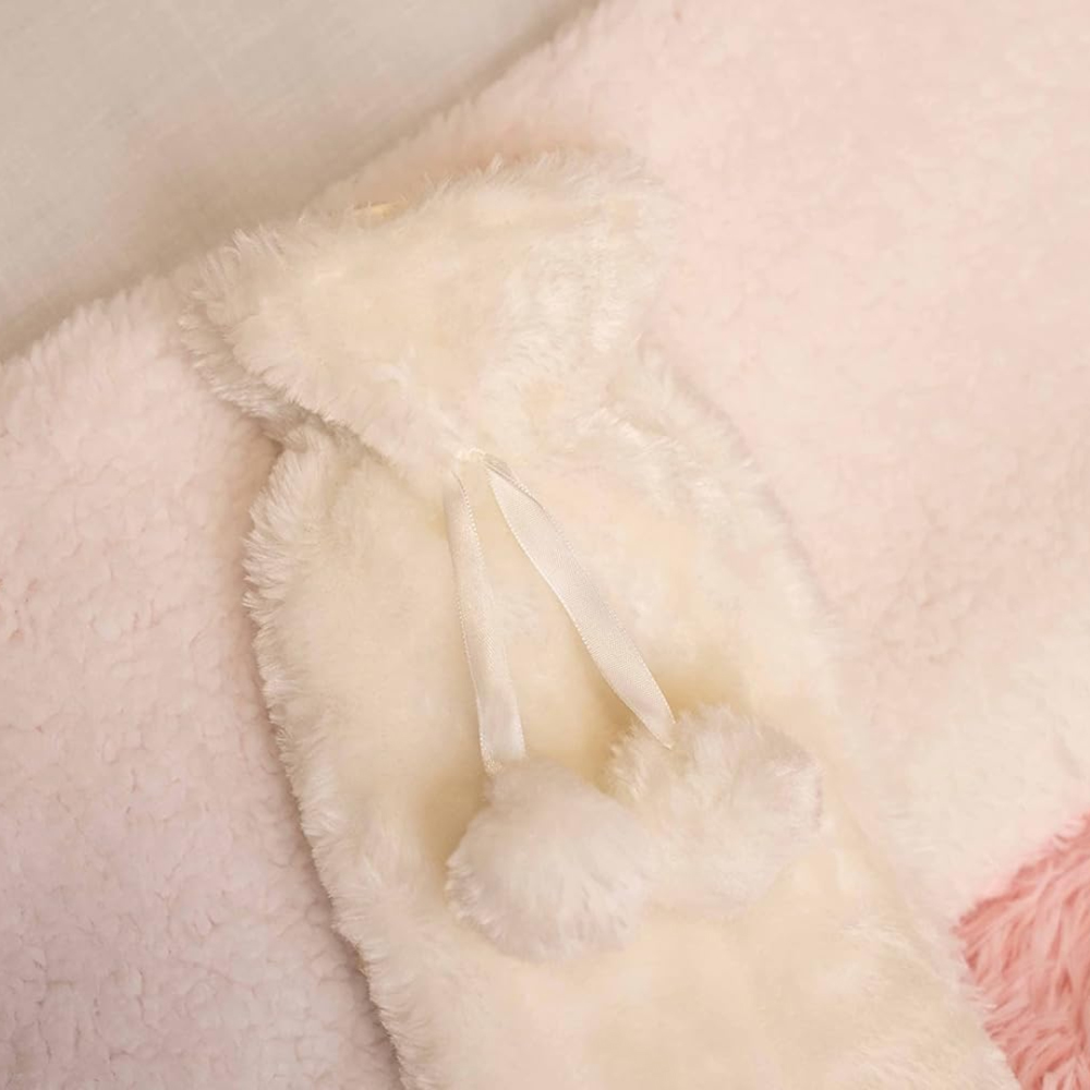 Marco Paul Cream Plush Cover Bed Warmer Hot Water Bottle 2L Image 2