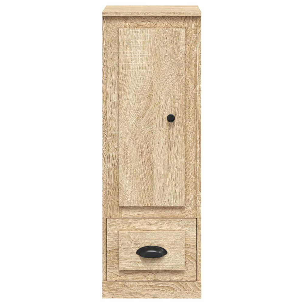 vidaXL Single Door Single Drawer Sonoma Oak Highboard Image 4
