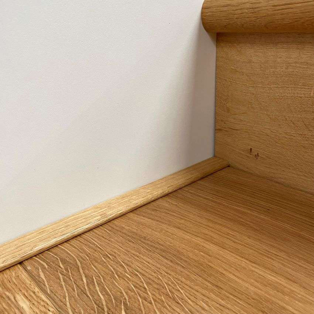 Signature Collection 23mm Slim Unfinished Solid Oak Flat Plate 90cm Image 2