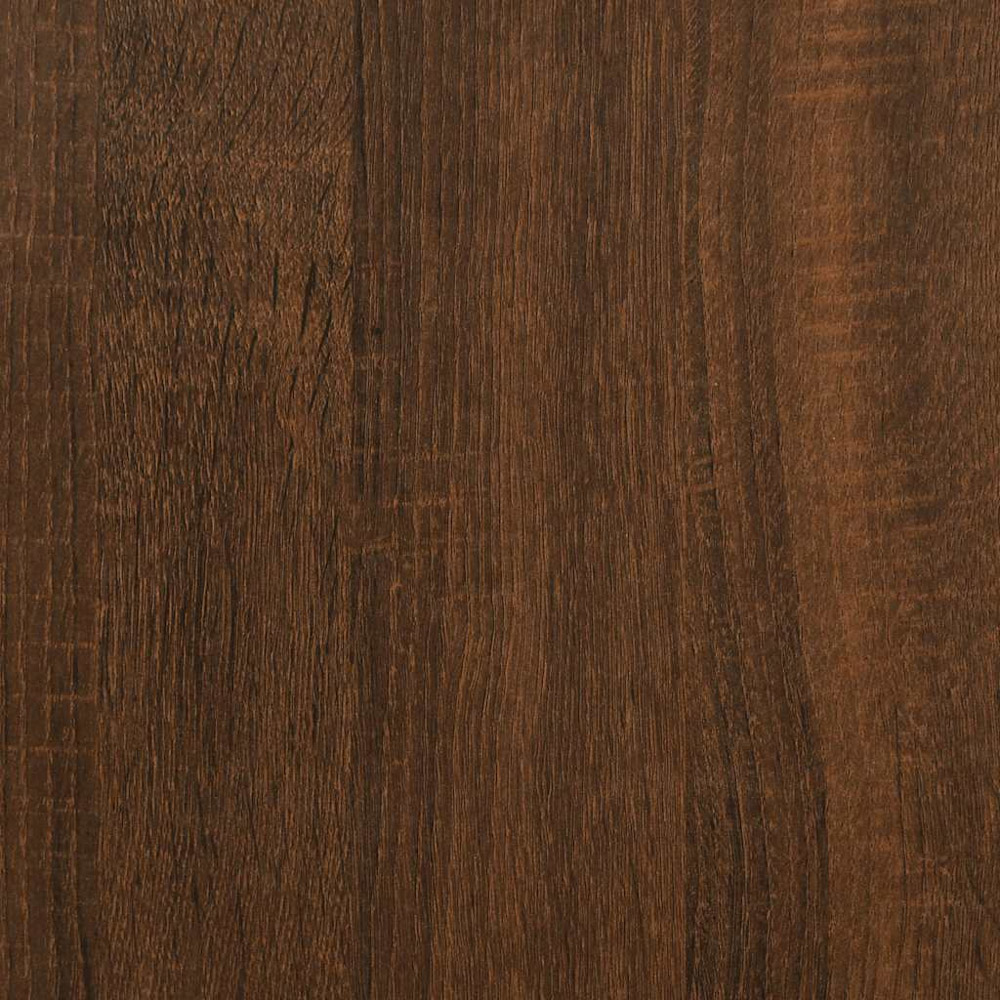 vidaXL 4 Shelf Brown Oak Engineered Wood Open Wardrobe Image 7