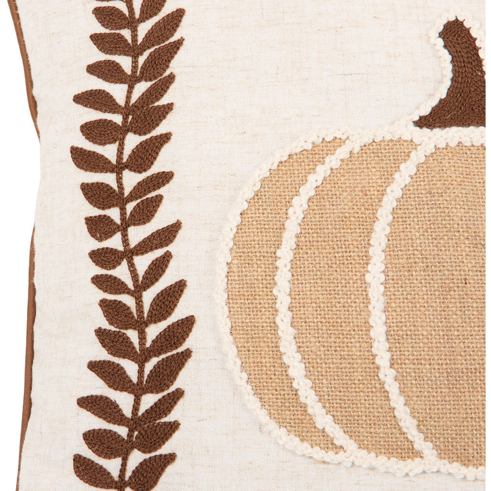 Rowan Foliage Cushion Neutral Image 2