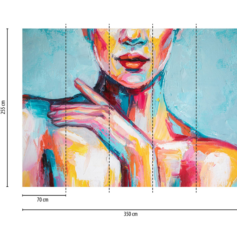 A.S Creation Acryl Girl Digital Mural Image 4