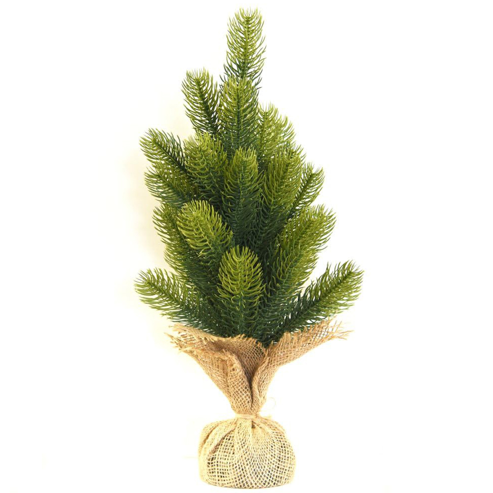 Thompson and Morgan Christmas Gift Warm White LED Nigata Artificial Christmas Tree 45cm Image 1