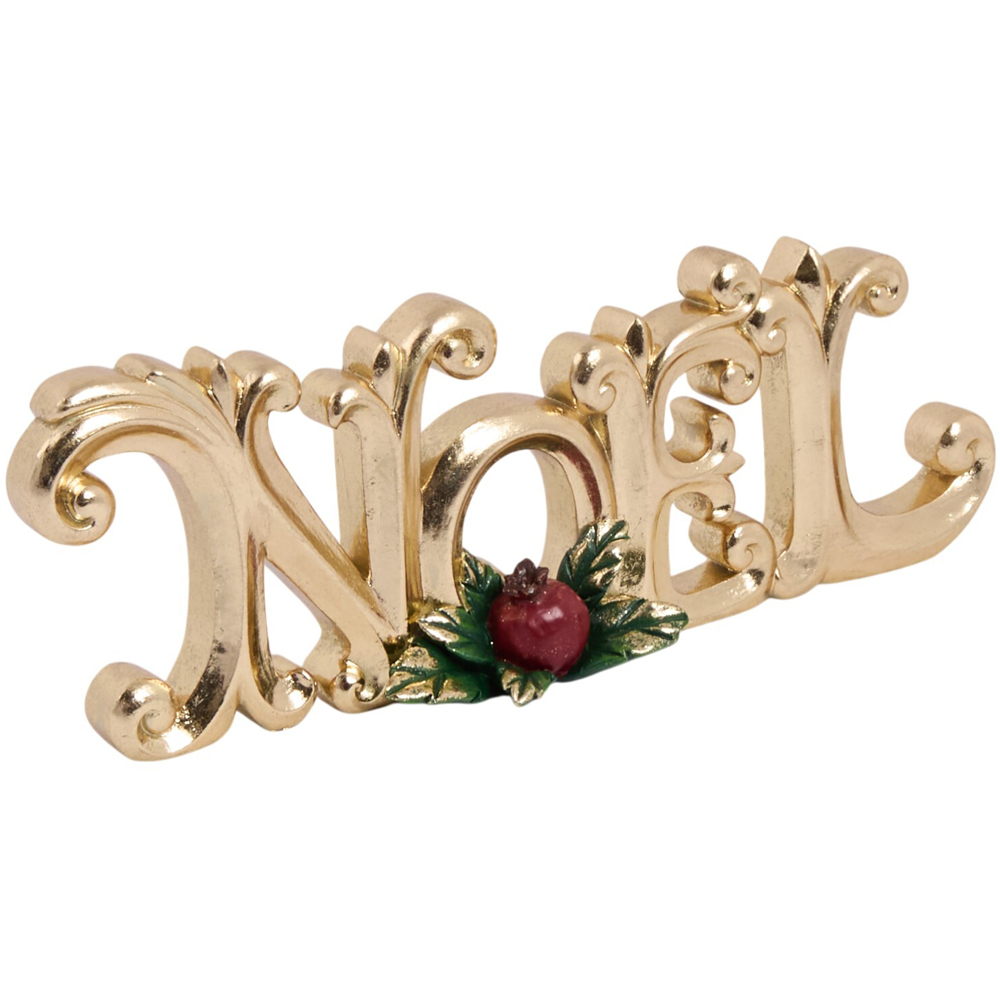 Traditional Gold Noel Sign Image 2