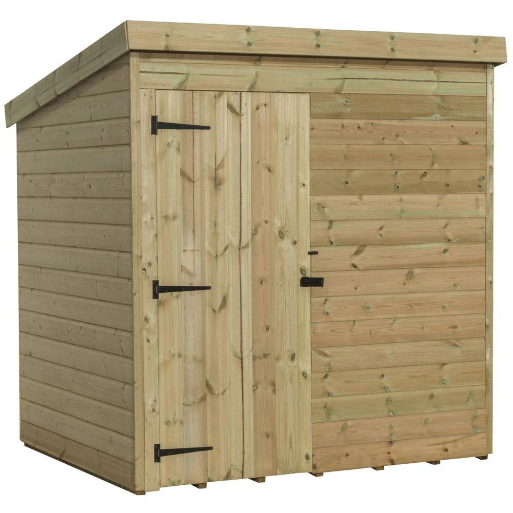 Empire Sheds 1000 5 x 3ft Door Tongue and Groove Pent Garden Shed Image 1
