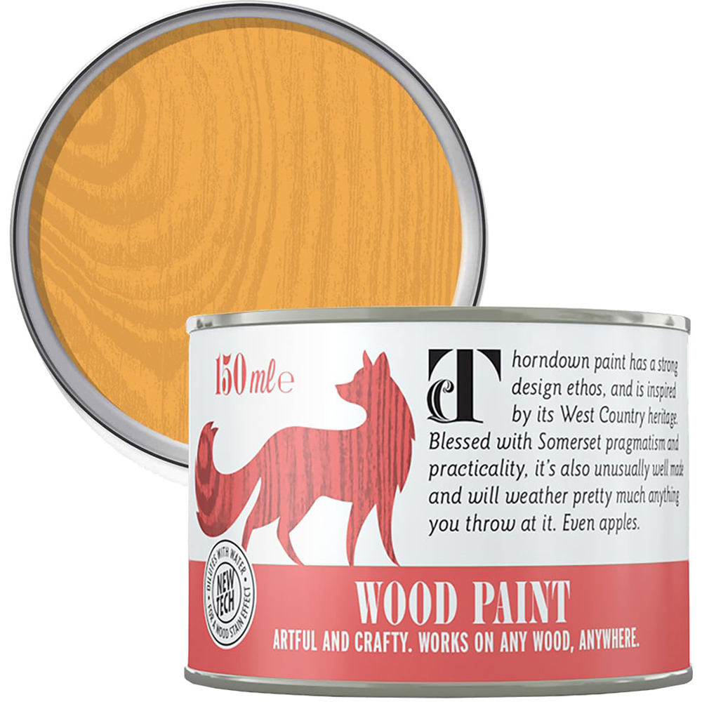 Thorndown Ginger Gold Satin Wood Paint 150ml Image 1