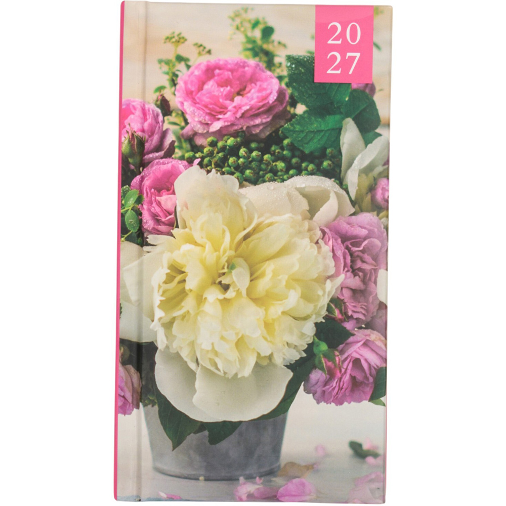 2027 Floral Slimline Pocket Diary Image 6