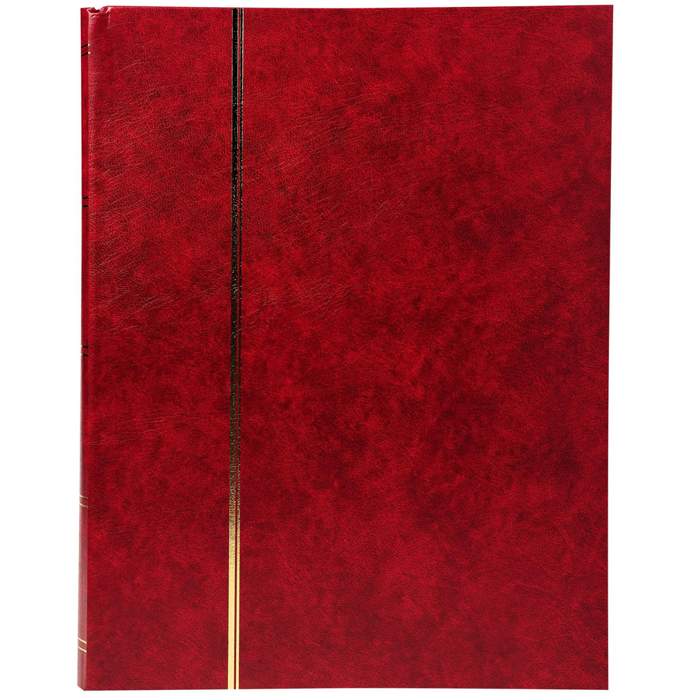 Exacompta Red Stamp Album with Faux Leather Cover 16 Pages Image 3