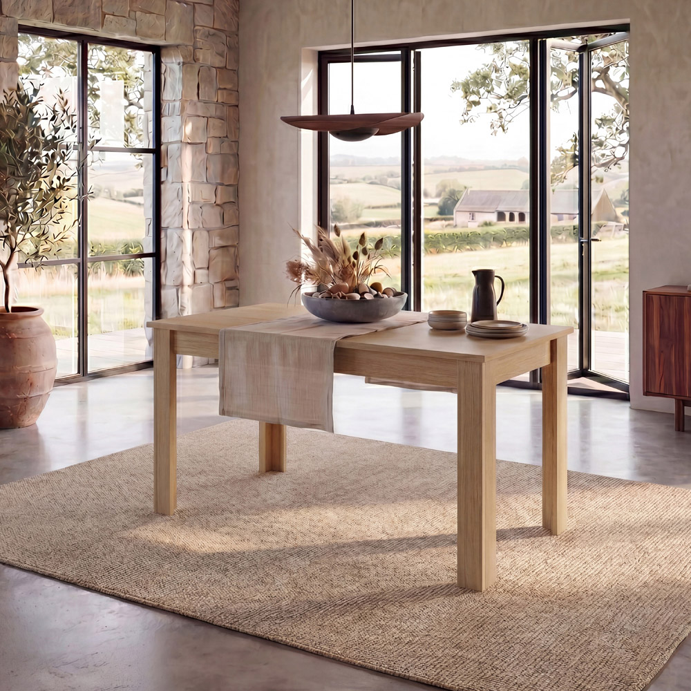 VIDA DESIGNS Medina 4 Seater Dining Table Oak Image 3