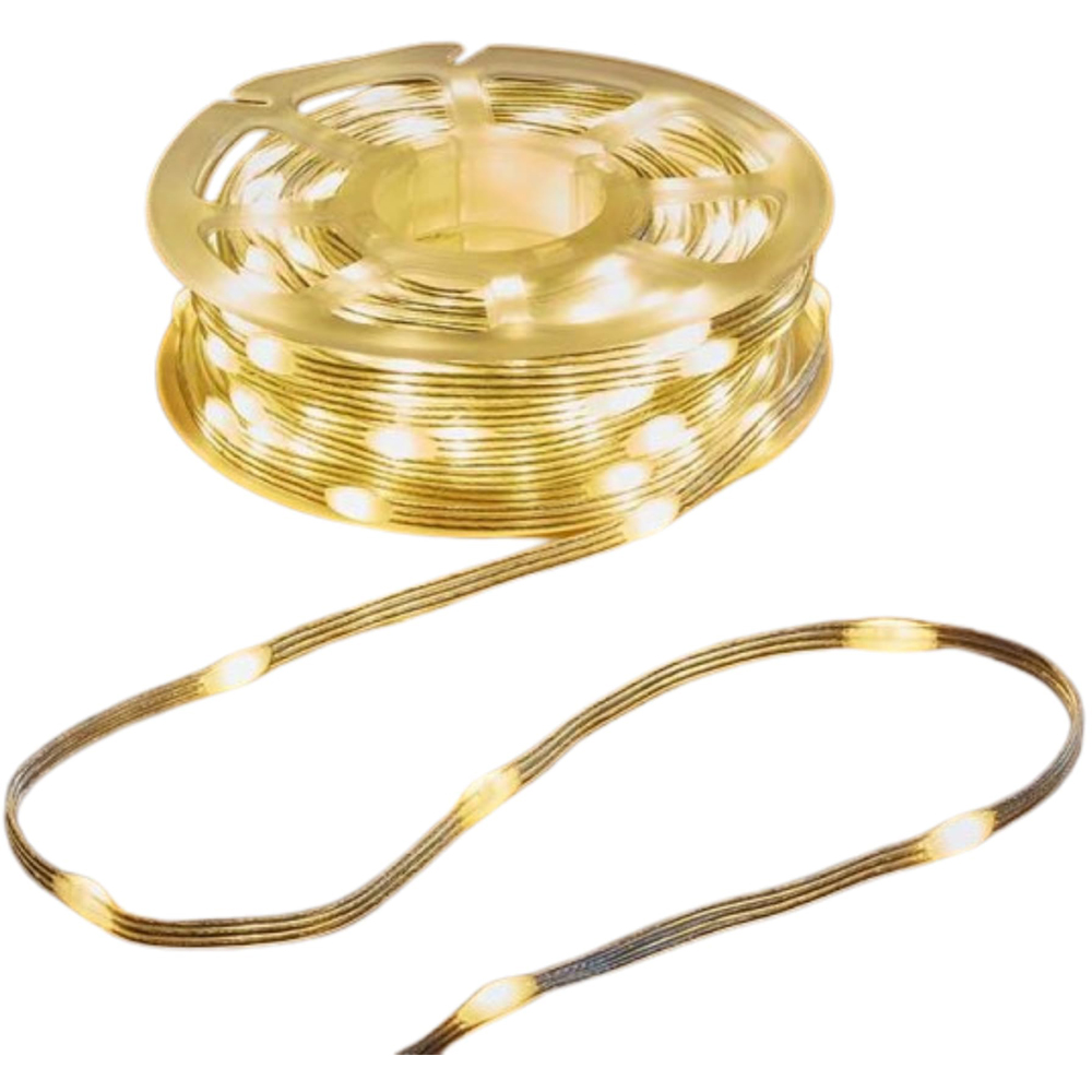 Samuel Alexander 200 Warm White and Cool White LED Clear String Light 15m Image 3