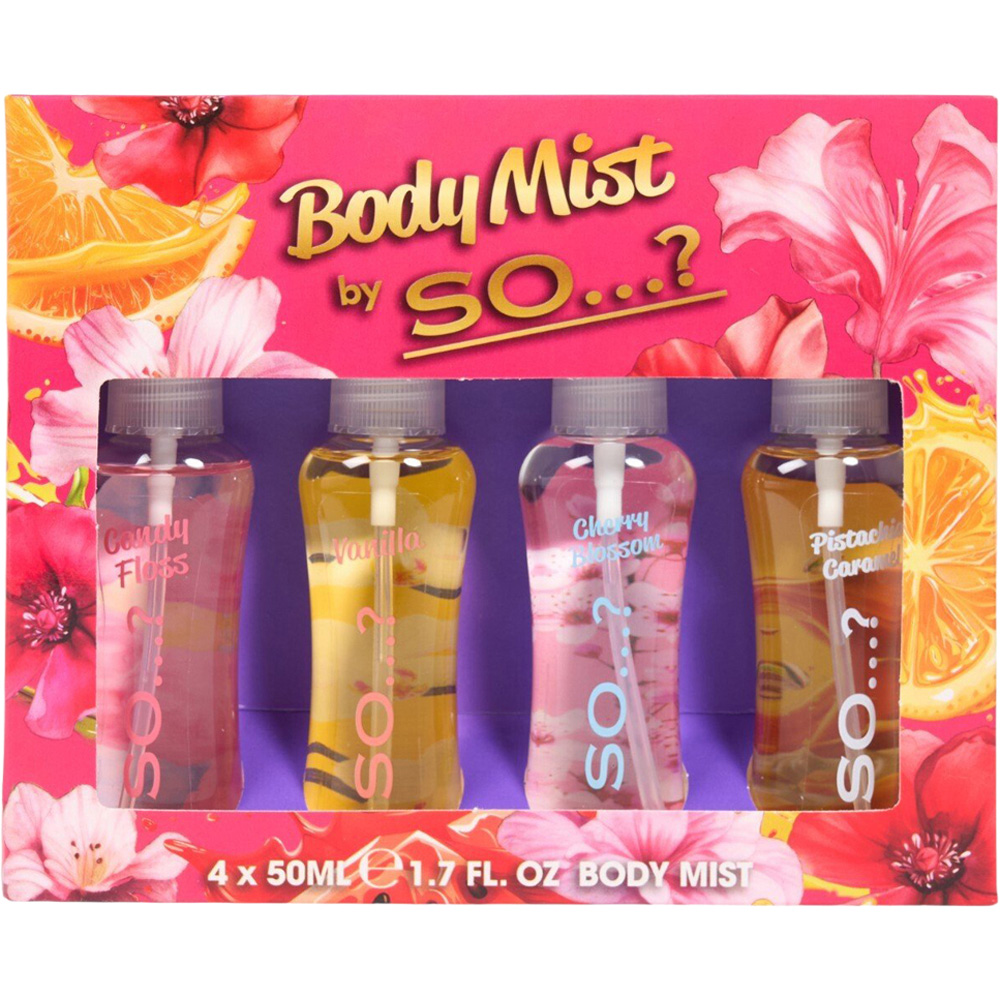 Set of 4 Mini Body Mists Image 1