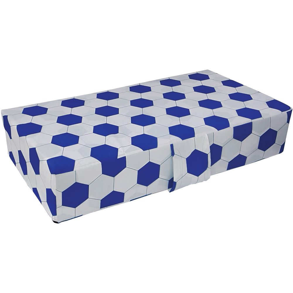 Visco Therapy Double Football Blue Folding Futon Z Bed Mattress Image 3