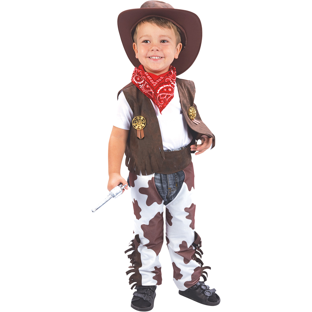 Rubies Cowboy Toddler Costume Age 1 to 3 Years Image 1
