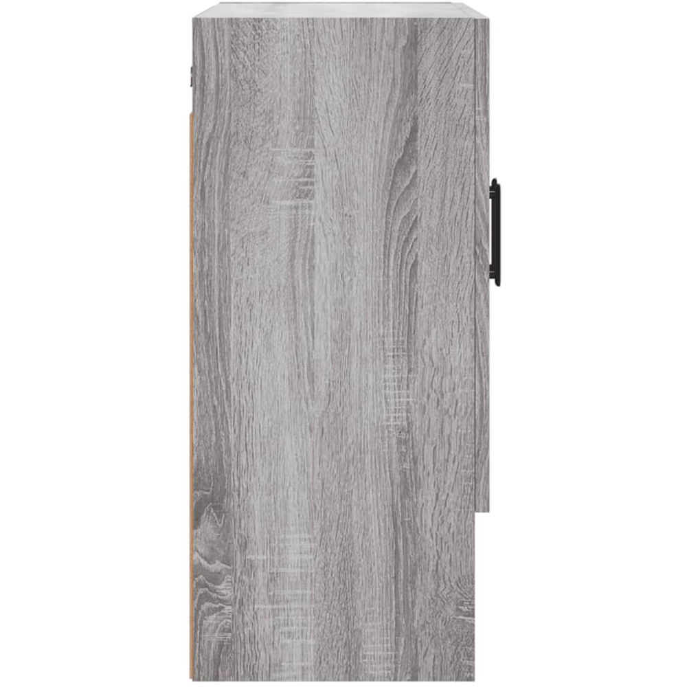 vidaXL 2 Door Single Shelf Grey Sonoma Oak Wall Cabinet Image 7