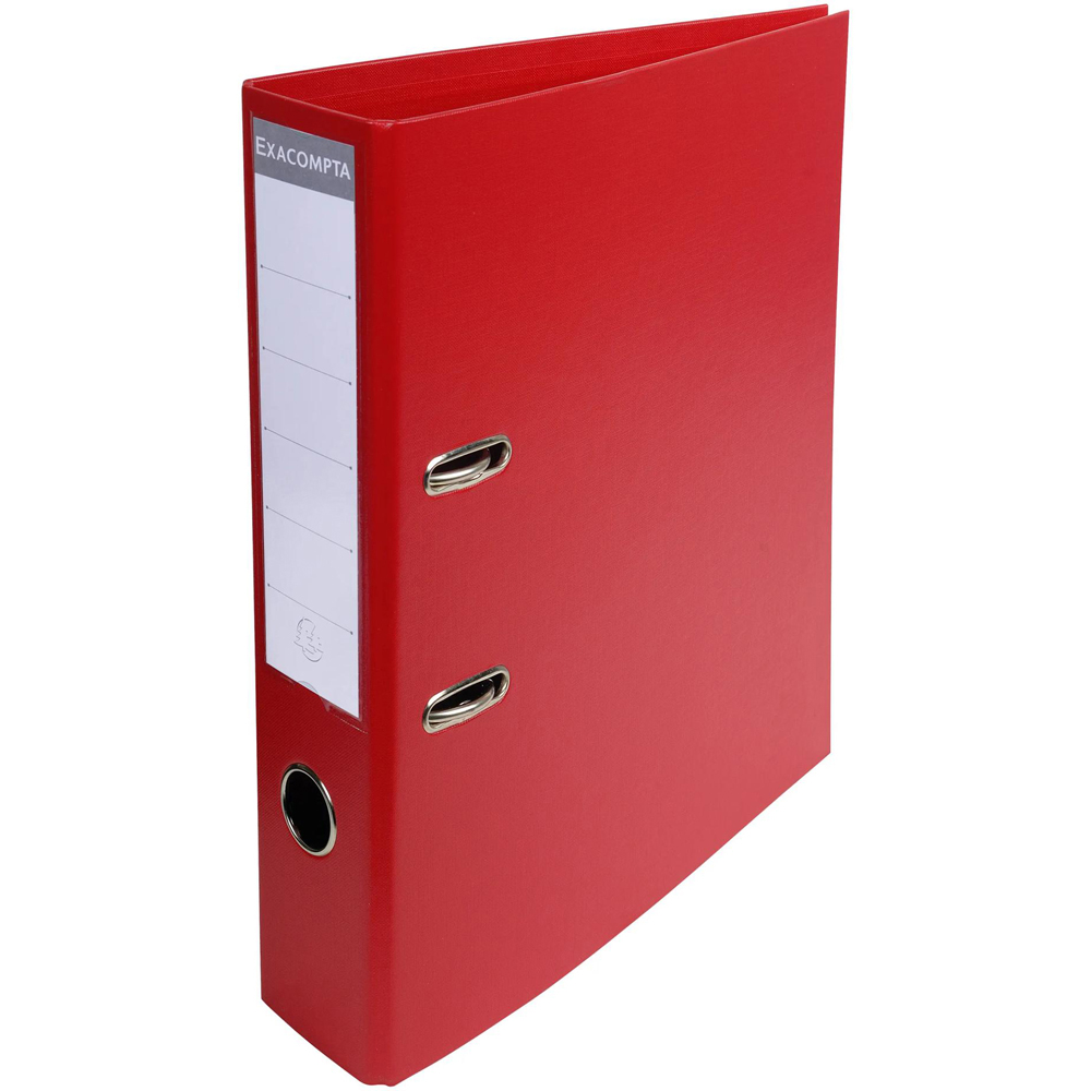 Exacompta PremTouch A4 Red PVC Level Arch File 10 Pack | Wilko