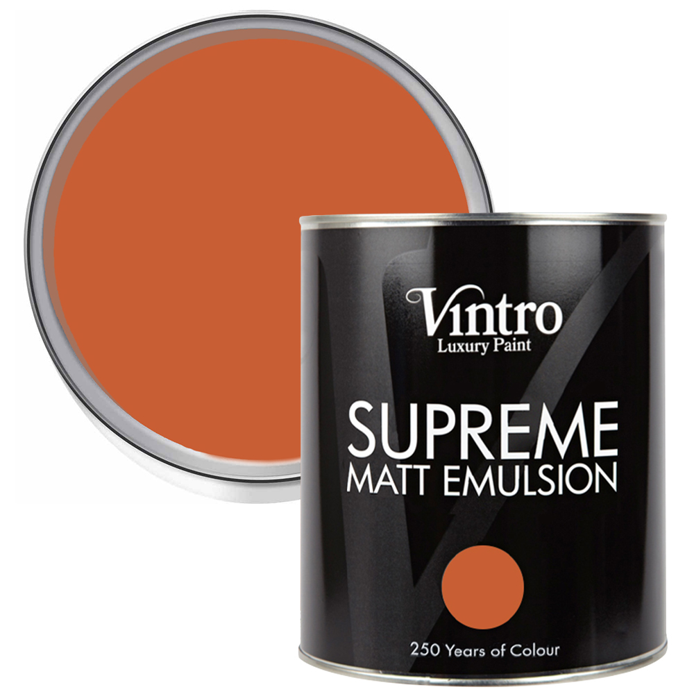 Vintro Paint Thor's Rust Matt Emulsion Interior Paint 1L Image 1