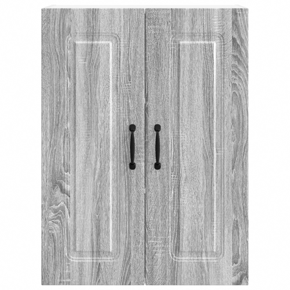 vidaXL Kalmar 2 Door Grey Sonoma Wall Kitchen Cabinet Image 4