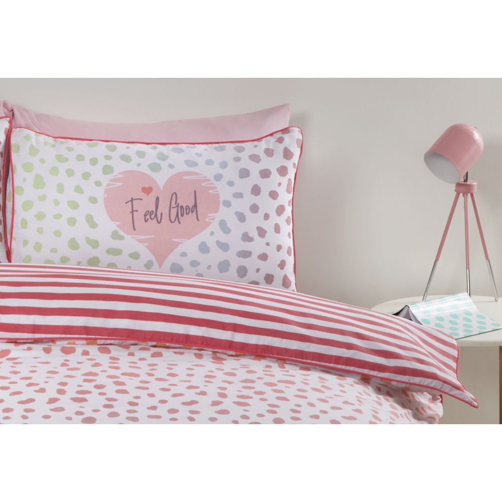 Rapport Home Dalmatain Double Blush Duvet Set  Image 2