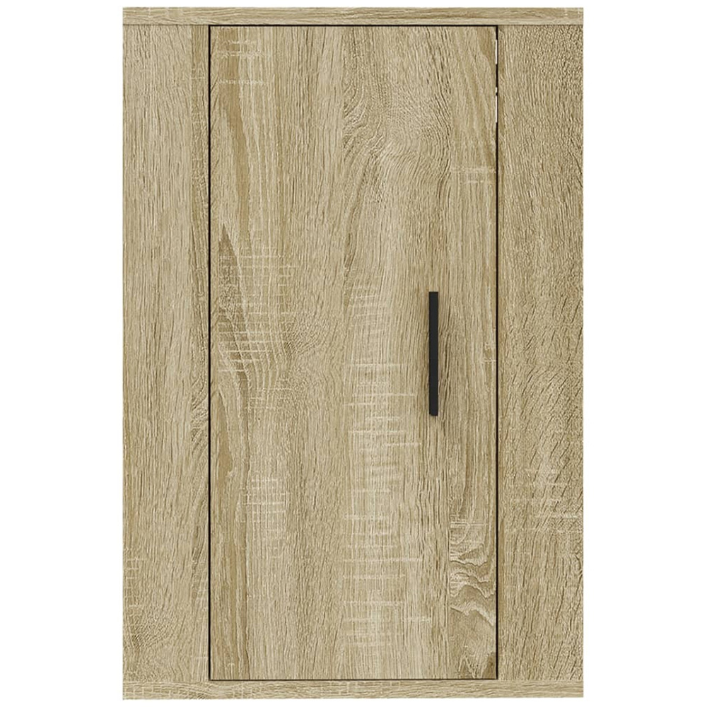 vidaXL Single Door Sonoma Oak Wall Mounted TV Cabinet Set of 2 Image 6