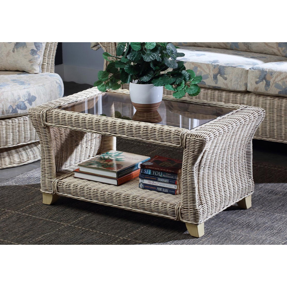 Desser Clifton Natural Rattan Coffee Table Image 6