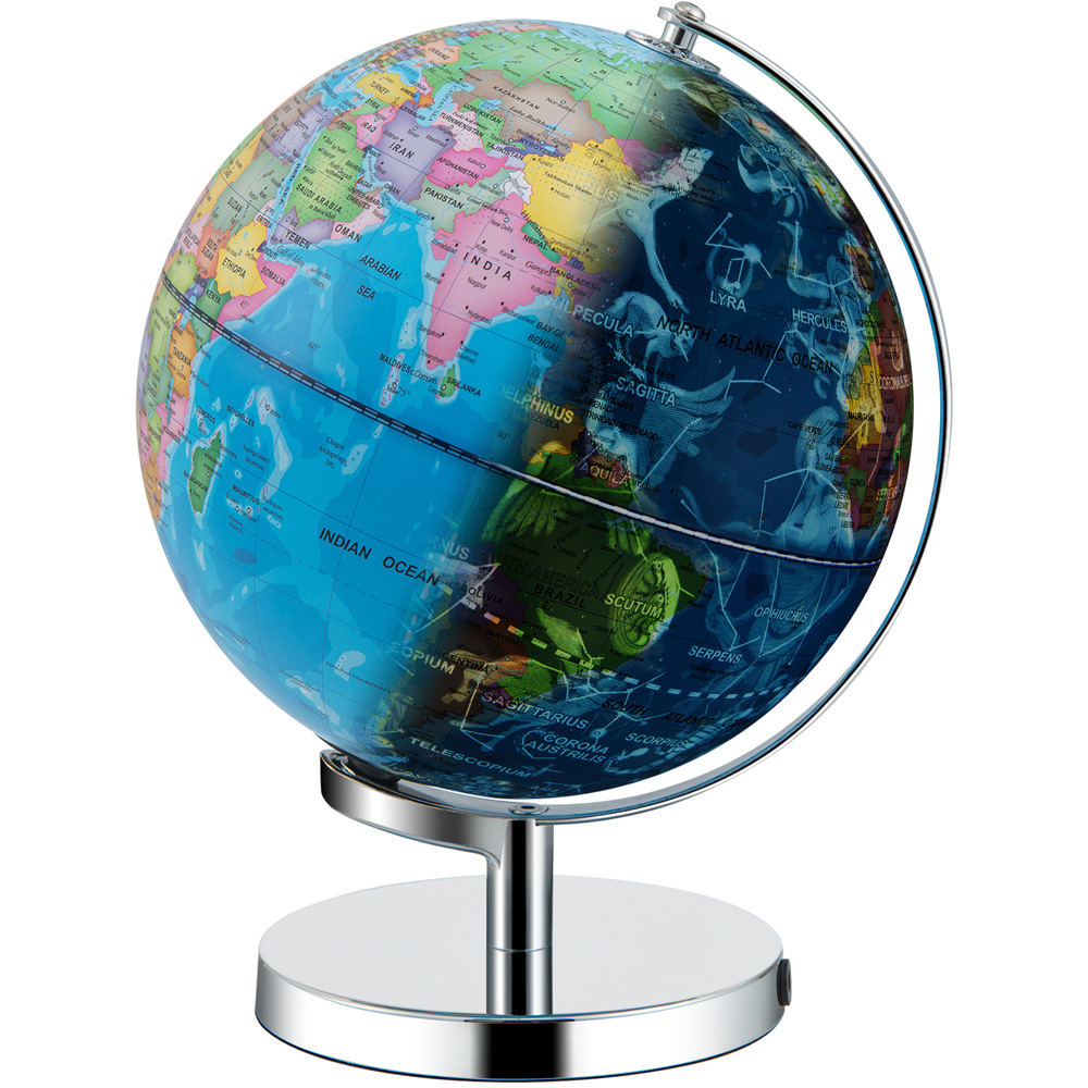 Costway 3 in 1 Illuminated World Globe with Stand Image 1