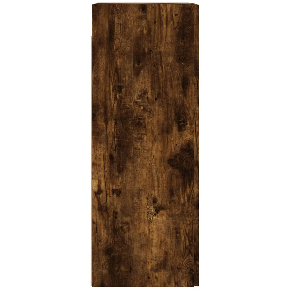 vidaXL 2 Door Brown Smoked Oak Wall Mounted Cabinet Image 6