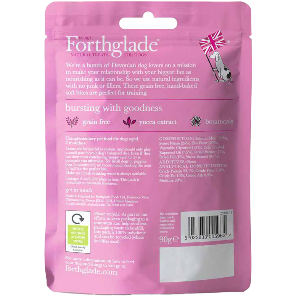 Forthglade Soft Bite Salmon Dog Treats 90g Image 3