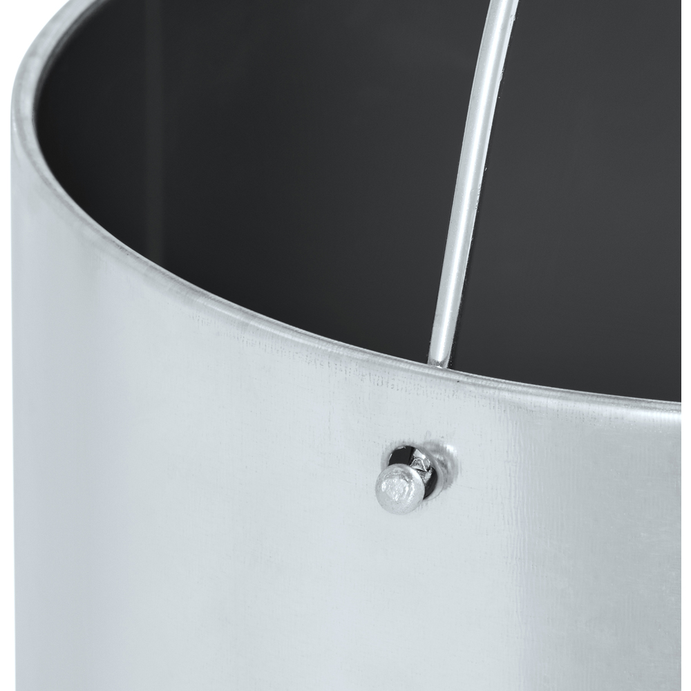 tectake Anthracite Ashtray with Bin Image 7