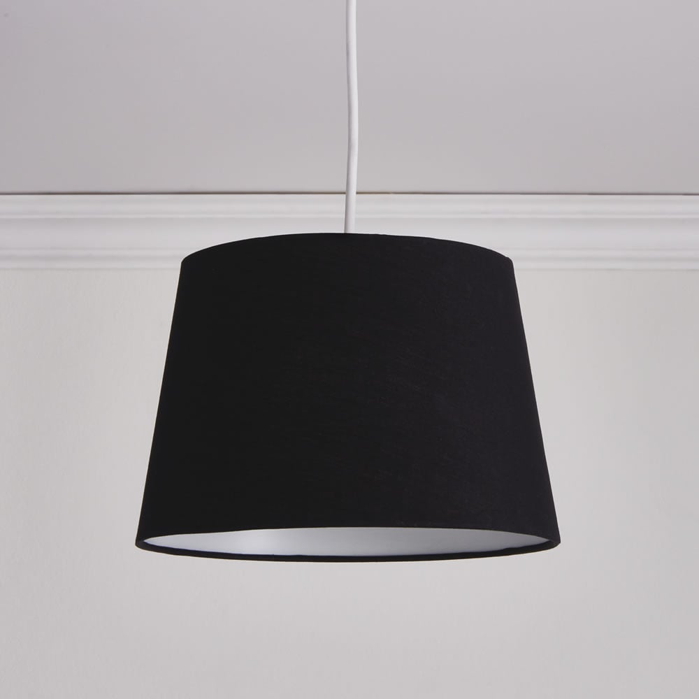 Wilko Tapered Black Light Shade Wilko