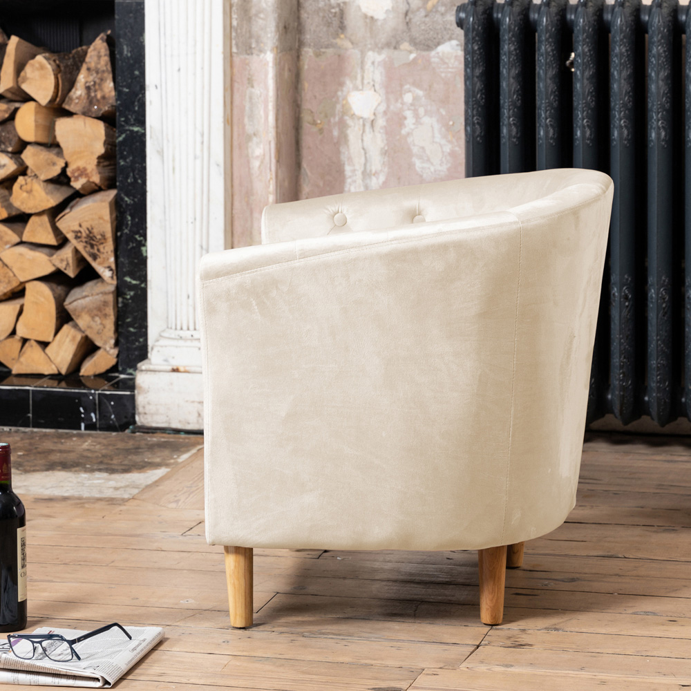 Artemis Home Clio Cream Accent Chair Image 3