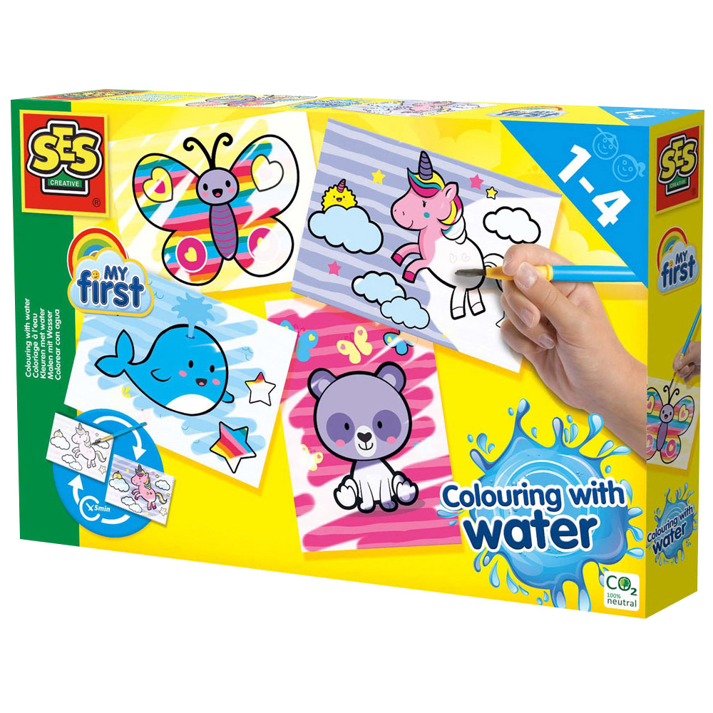 SES Creative My First Fantasy Animals Colouring with Water Image 1