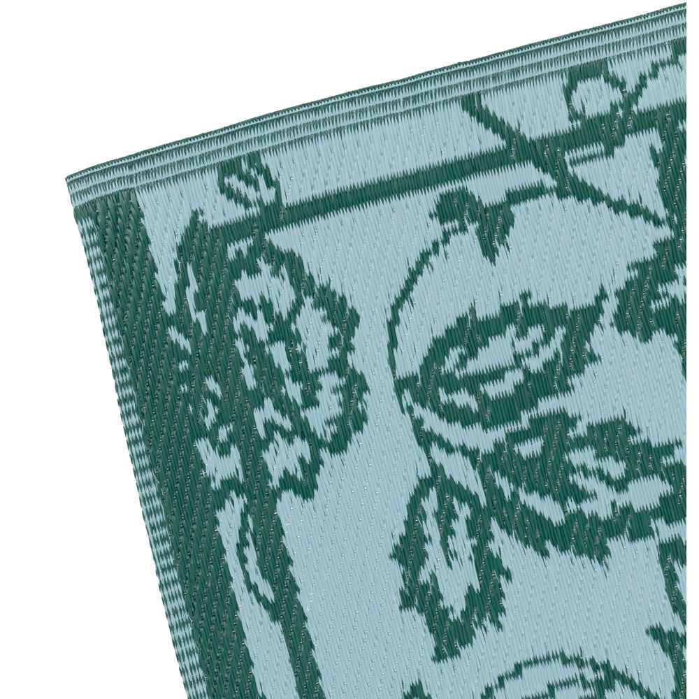 furn. Anemone Blue Woven Jacquard Outdoor Rug 120 x 180cm Image 3