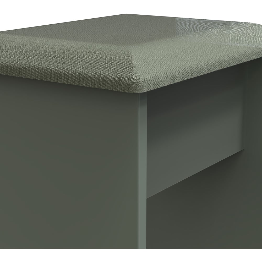 Crowndale New York Reed Green Vanity Dressing Table Stool Image 5