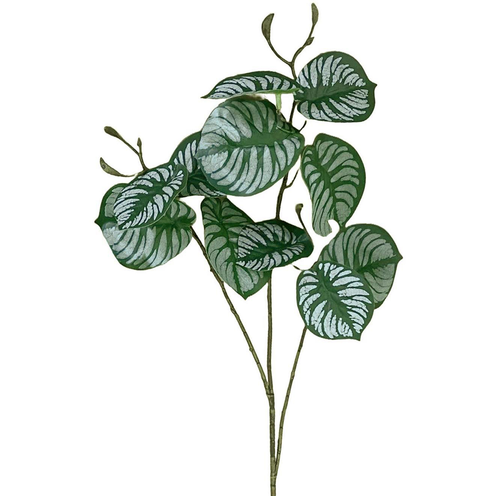Leaf Zebra Foliage Artificial Spray Stem 70cm 6 Pack Image 5