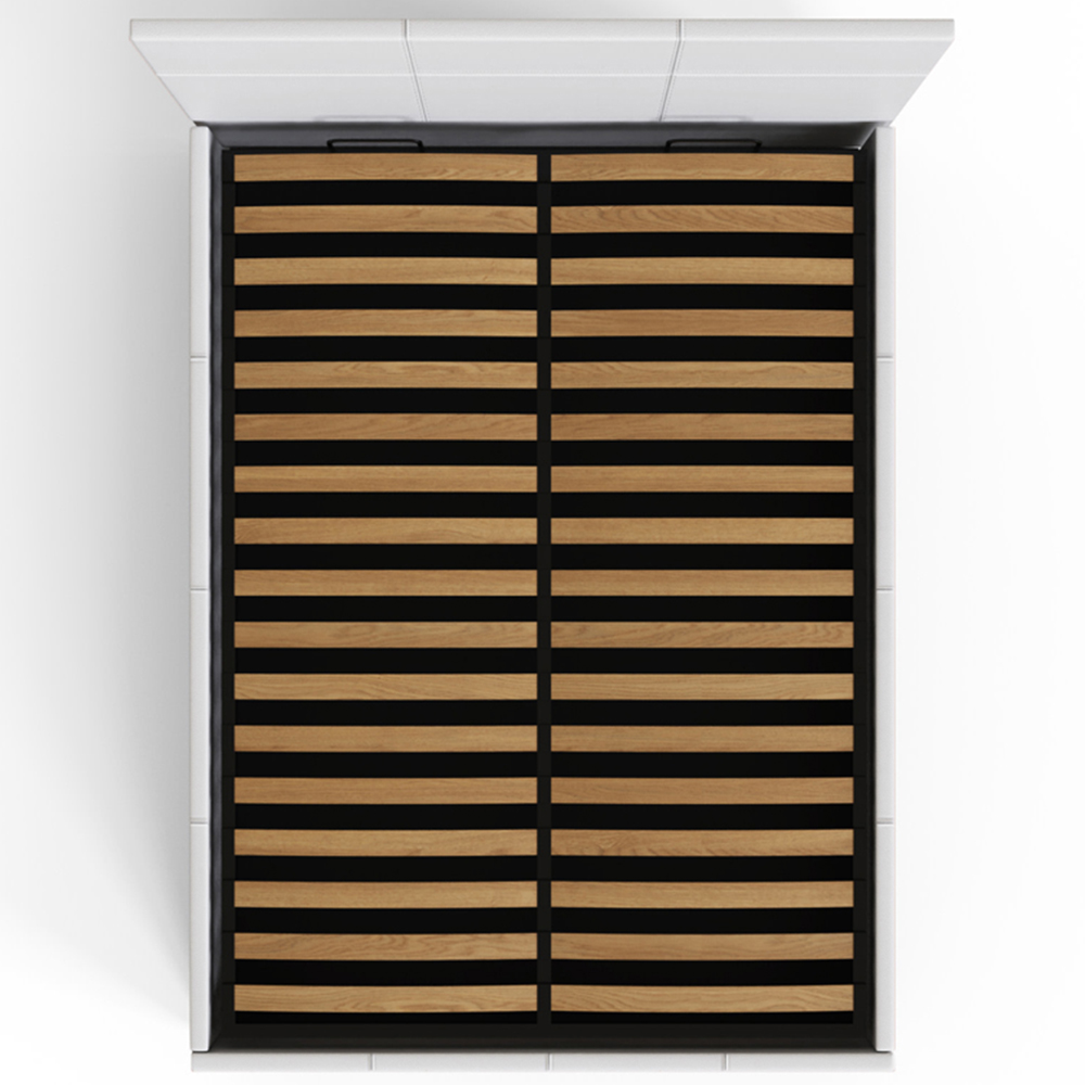 GFW Small Double White End Lift Ottoman Bed Image 7