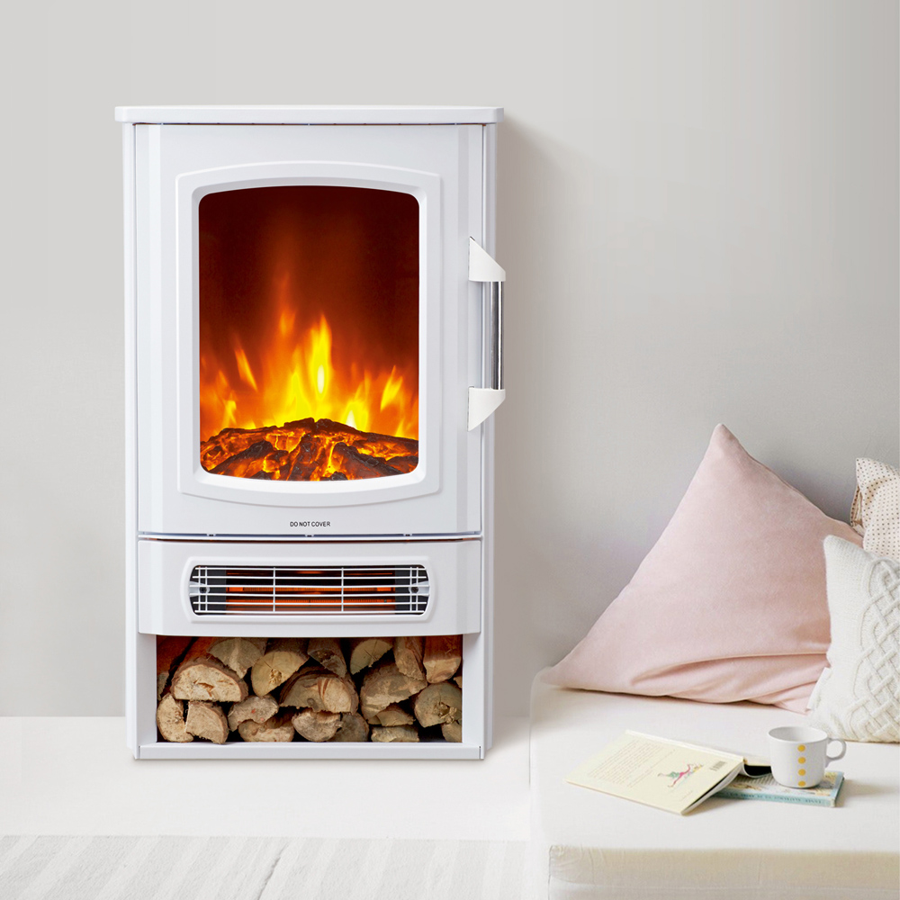 Neo Electric Heater Flame and Log Store 2000W Image 6
