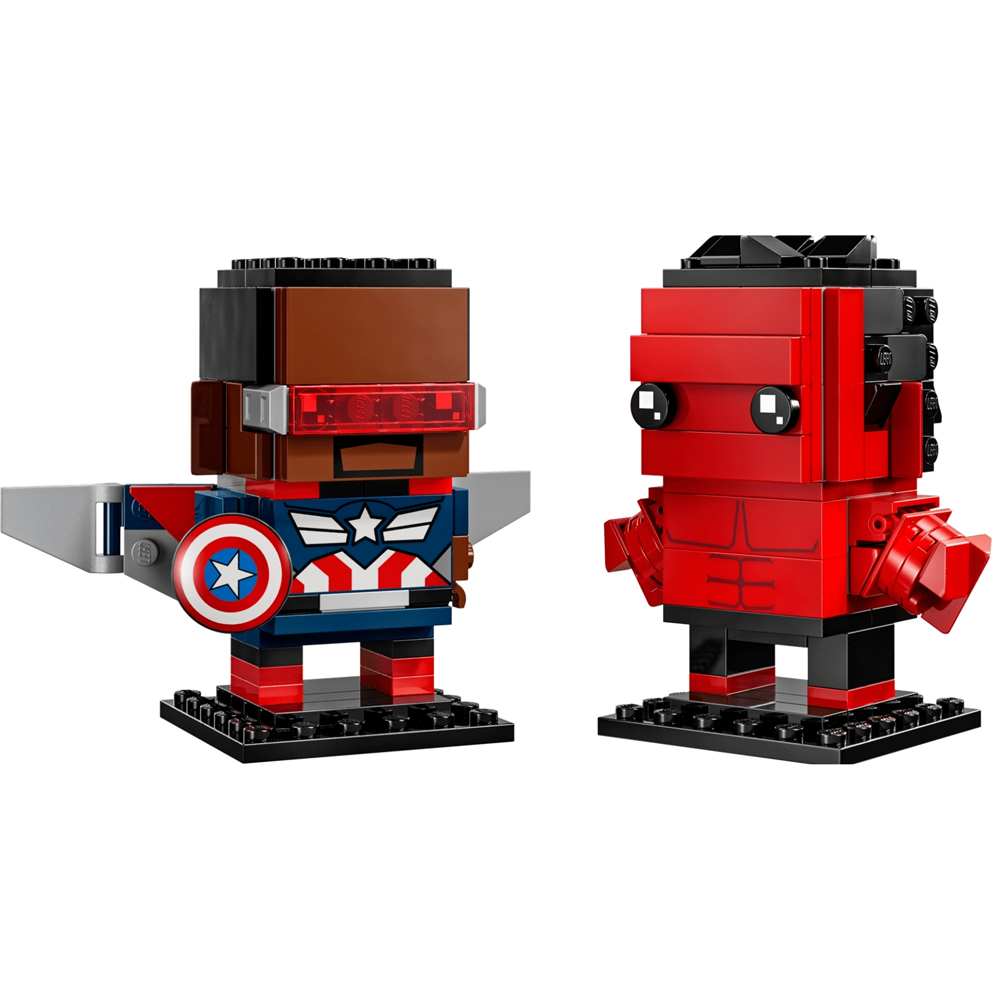 LEGO BrickHeadz 40668 Captain America and Red Hulk Building Set 202 Piece Image 2