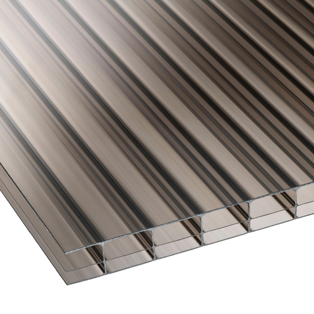 Corotherm Bronze Multiwall Polycarbonate Sheet 3000 x 700 x 16mm Image 1