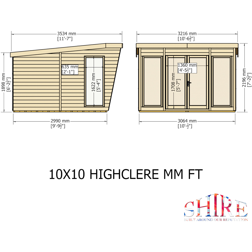 Shire Highclere 9.8 x 10ft Summerhouse Image 9