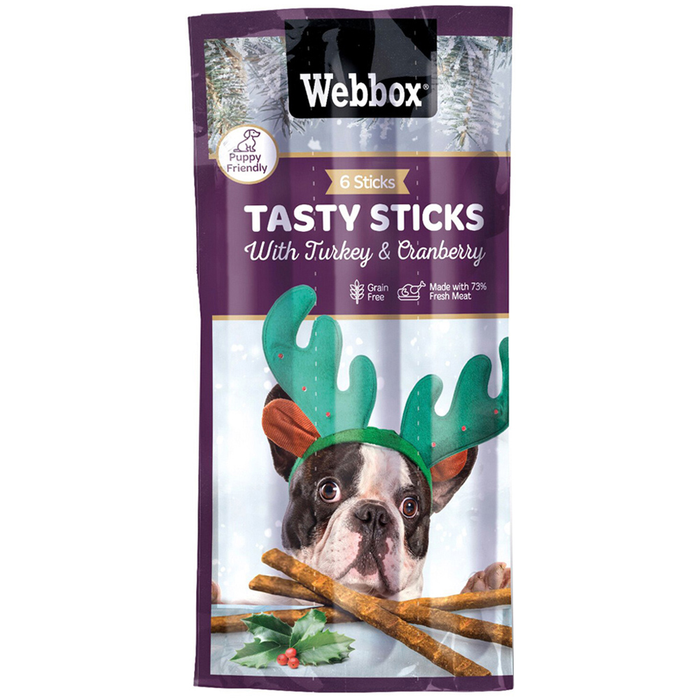 Pack of 6 Webbox Tasty Sticks for Dogs Image